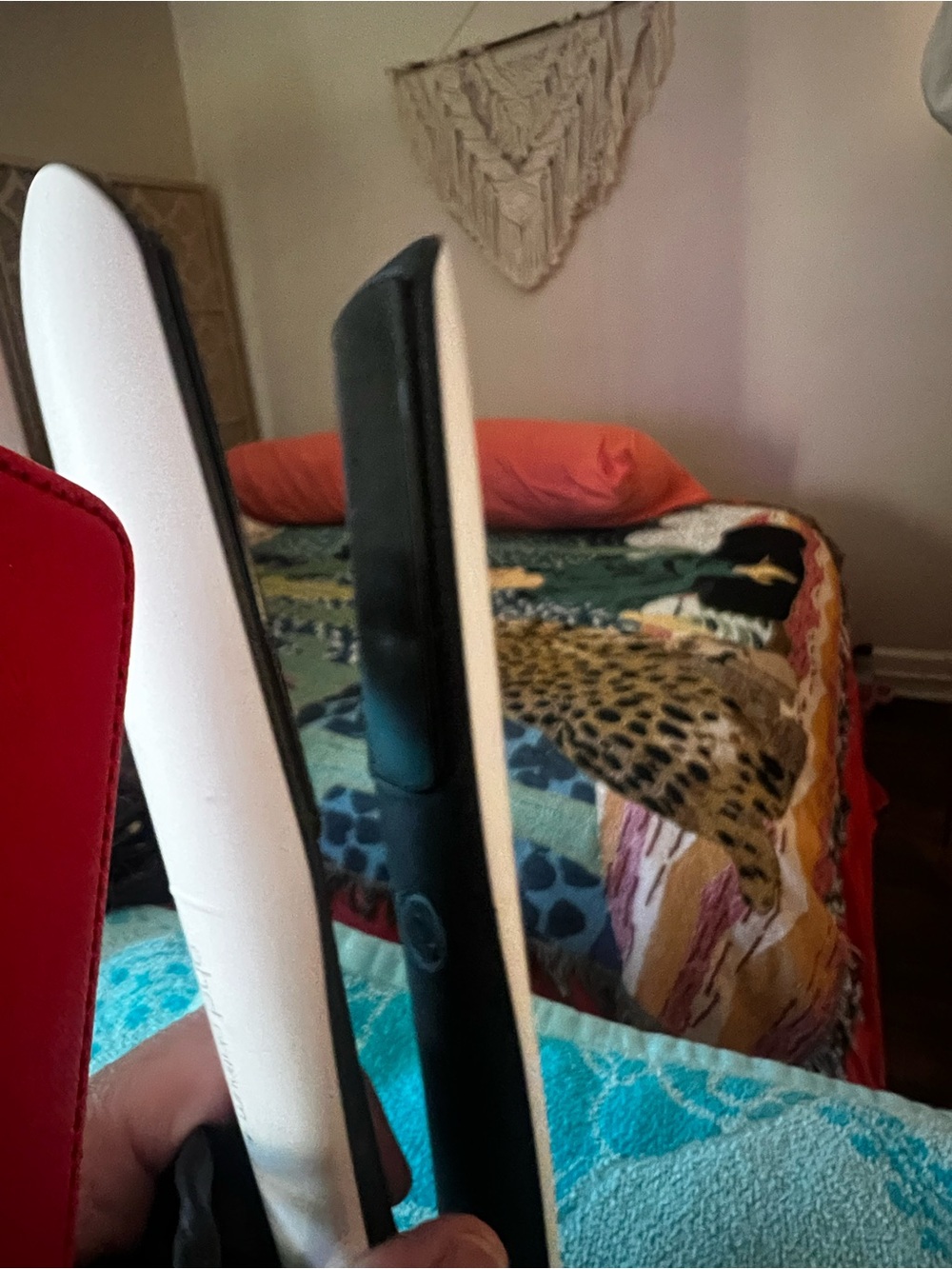 ghd White and Black Hair Straightener